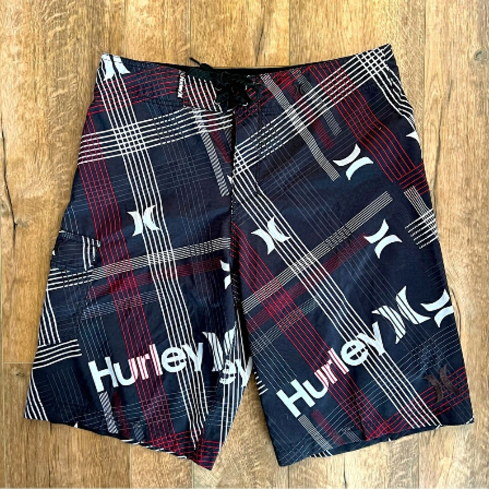 Hurley Striped Graphic Board-shorts